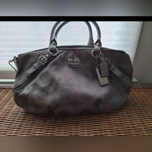 Coach Op art satchel